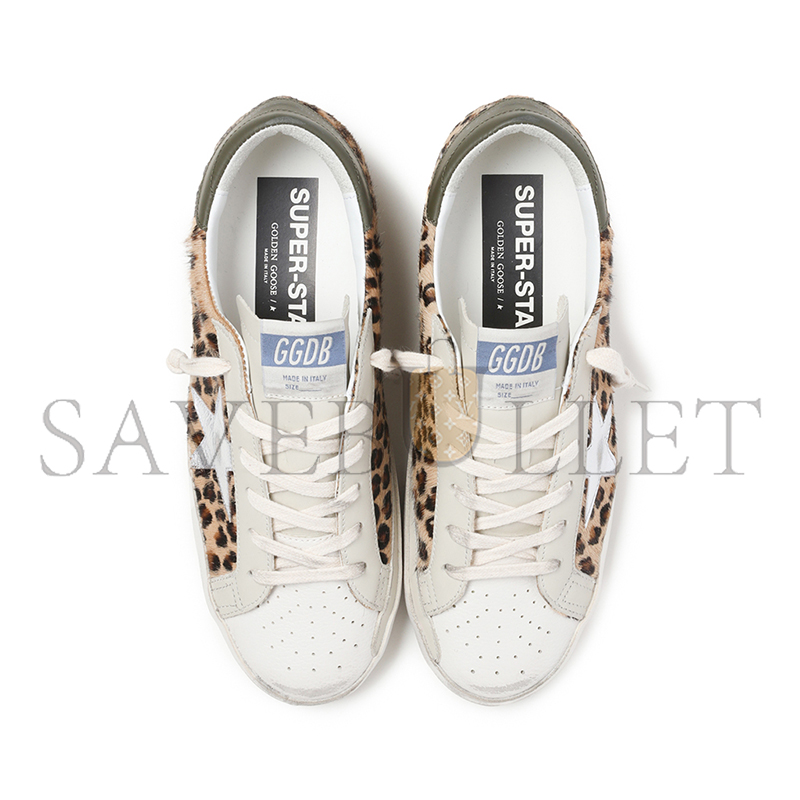 g01den G003e s*per-star leopard-print leather sneakers 9gxsn1782703nbwz